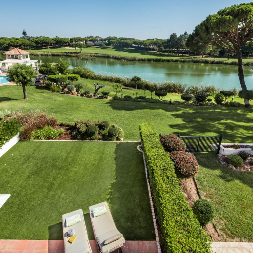 Two bedroom apartment for sale within Sao Lourenco resort, Quinta do Lago private and communal garden