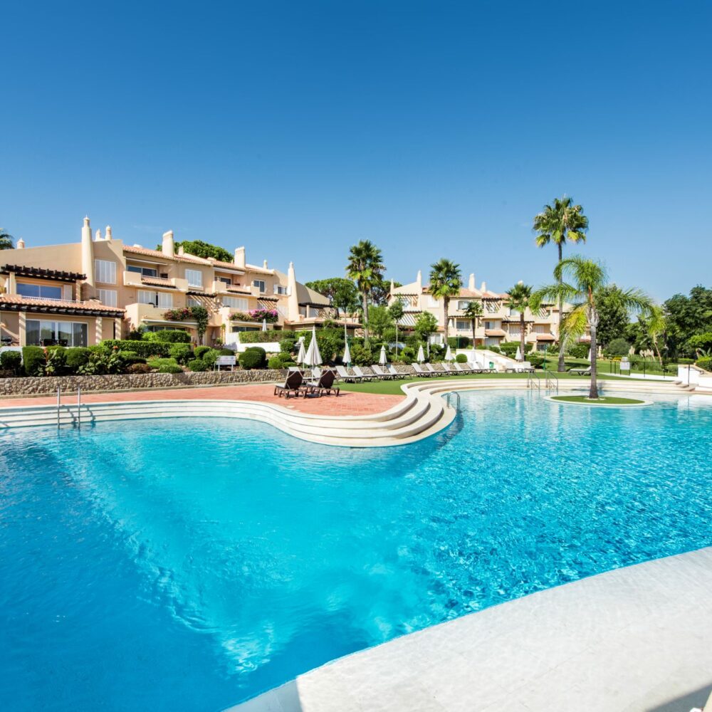 Two bedroom apartment for sale within Sao Lourenco resort, Quinta do Lago large communal pool
