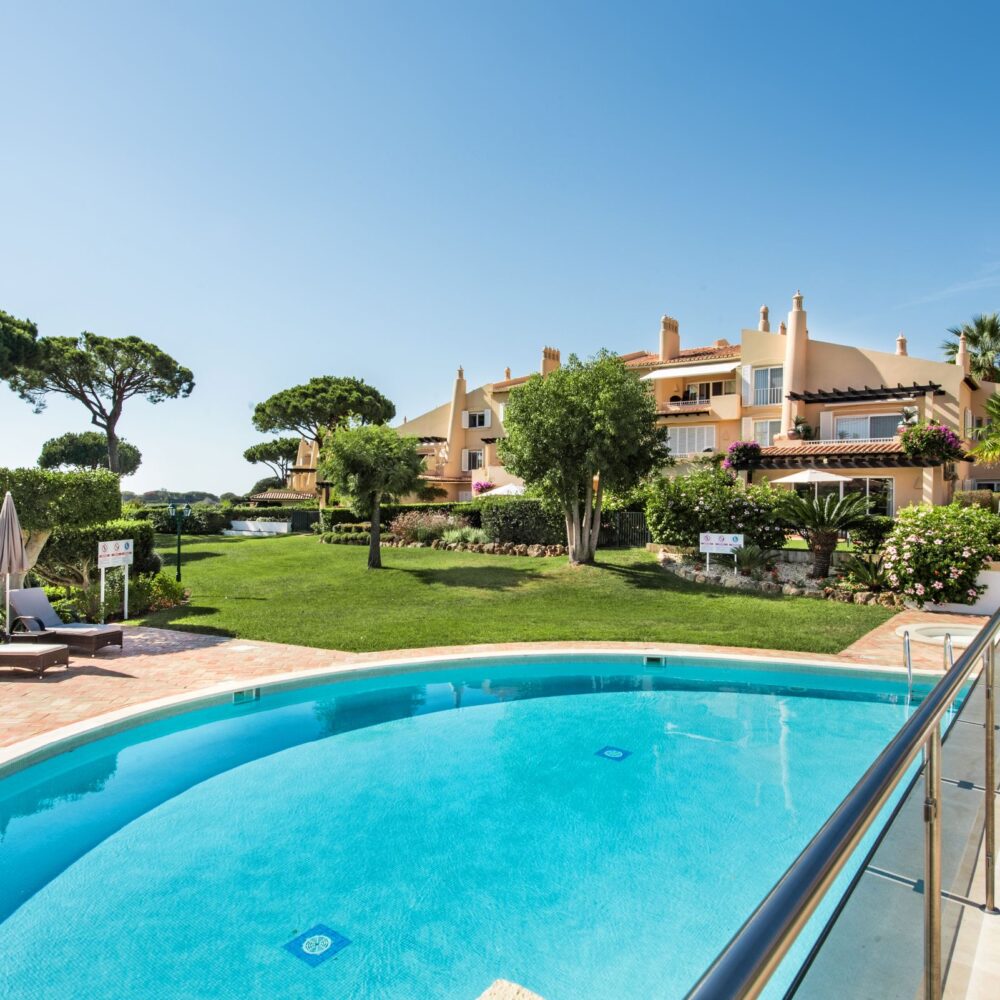 Two bedroom apartment for sale within Sao Lourenco resort, Quinta do Lago communal pool